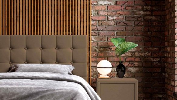 Кровать мягкая Виорина деко Quattro / Кватро с подъемным механизмом и нишей для белья 2