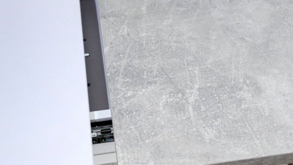 Стіл Torino White / Торіно Аляска Інтарсіо Біла аляска РЕ/Індастріал Розкладний 140/180 см 8