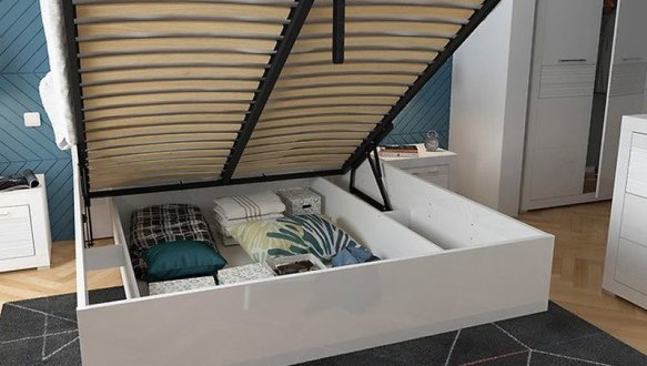 Кровать 160 B с подъемным механизмом Flames 3