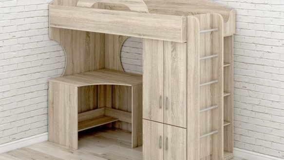 Кровать-чердак Квест-ХS2 