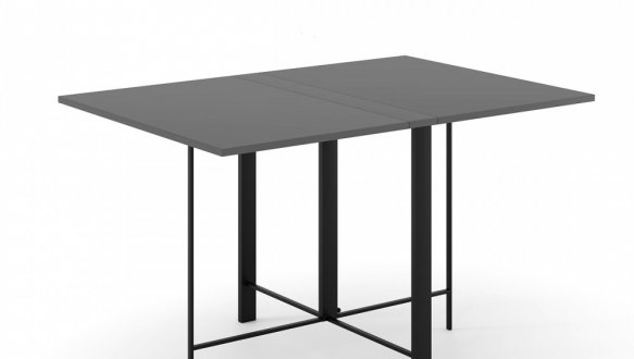 Стол-трансформер Voody Графит серый/Чёрные ноги 2