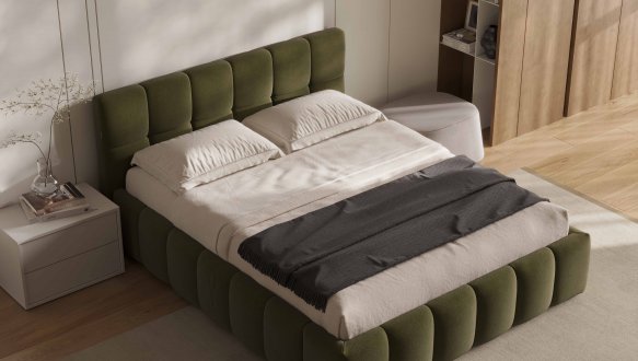 Ліжко м'яке двоспальне Міромарк Тоні 160