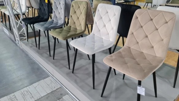 Стілець Джеррі Вельвет сірий 4