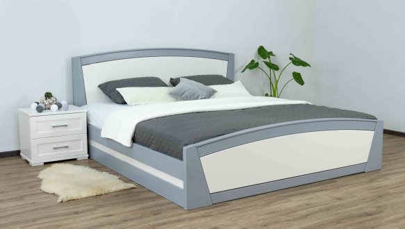 Кровать деревянная Дримка Женева с подьемным механизмом и нишей для белья Бук