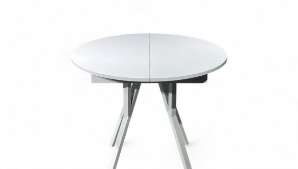 Стіл круглий розкладний Lite Slide / Лайт слайд MebliRoMax D900 ЛДСП 18 мм 10