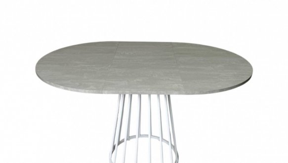 Стіл круглий розкладний MebliRoMax Elegant slide / Елегант Слайд D1100 0