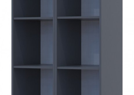 Шкаф Дорос Геллар графит 2 Зеркала 78 см 2