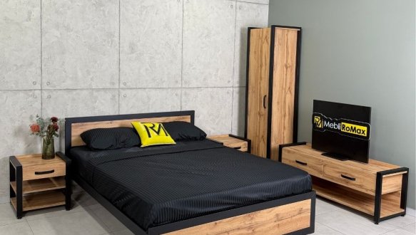 Спальня Loft комплектация 08 MebliRoMax 2