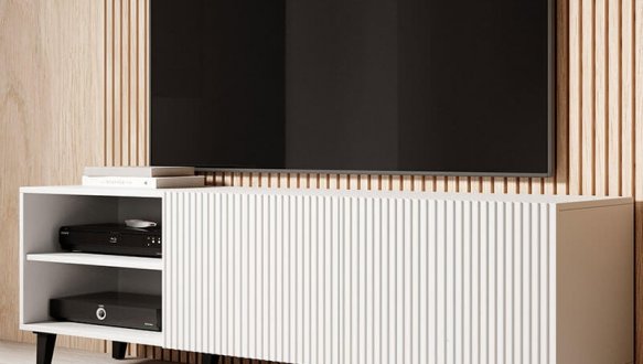 Тумба ТВ 150 2D2K Pafos білий 2