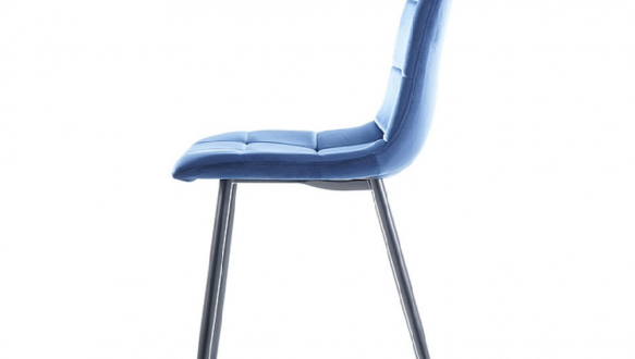 Стілець Mila Matt Velvet синій 2
