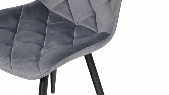 Стул M-45 серый + черный 9