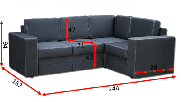 Угловой диван Аскольд 21-В 0