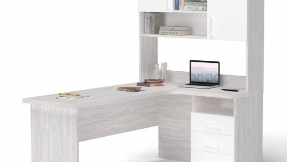 Стол угловой с надстройкой 2