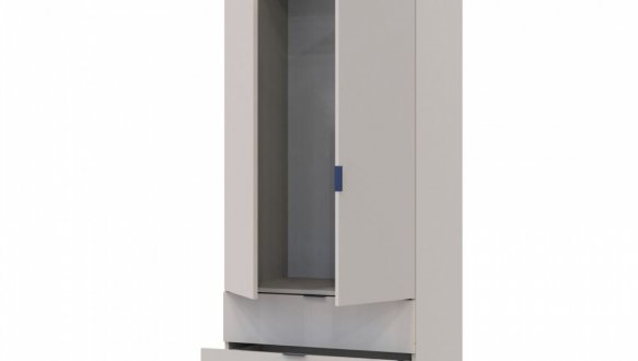 Шкаф для одежды Дорос Гелар кашемир 2-х дверный 77,5 см 0