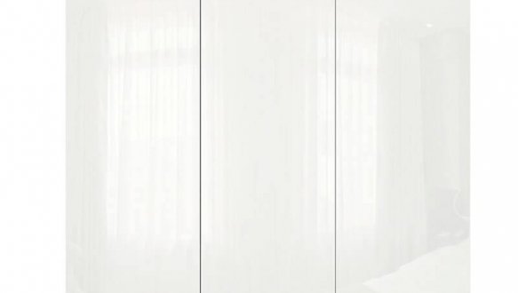 Шкаф SZF3D2S BRW Poland Erla 3 дверный белый 163 см