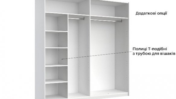 Шафа 4 дв Міромарк Енні 4 дверна чорний 183 см 0