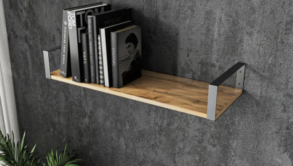 Полиця настінна аппалачі/чорний XR28