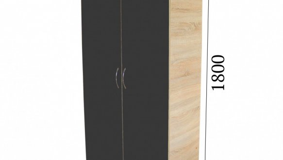 Шкаф Viorina Deko Эко 2 дверный дуб сонома 80 см 0