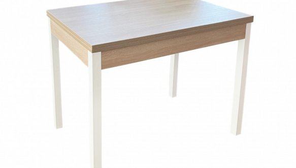 Стіл-трансформер Lunch Дуб сонома/Білий 2