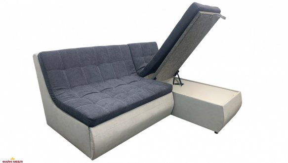 Кутовий диван розкладний дельфін Віка Комфорт 202 см 0