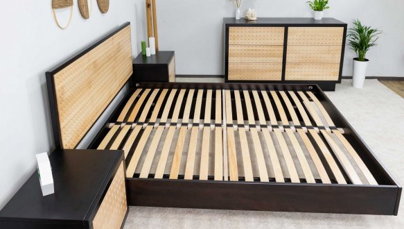 Ліжко двоспальне дерев'яне Дрімка Леон Бук 19