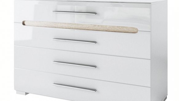 Спальня Bianko/Бьянко Світ меблів №2 с зеркалом и шкафом 4S 0