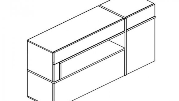 Тумба KOM1D2S1K Лайн АКЦІЯ! 0