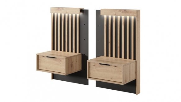 Модульна спальня Tally/Таллі Perfect Home Дуб артизан/Антрацит 5