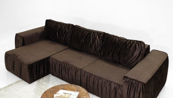 Кутовий диван розкладний єврокнижка Шик Галичина Стоун 330 см 4