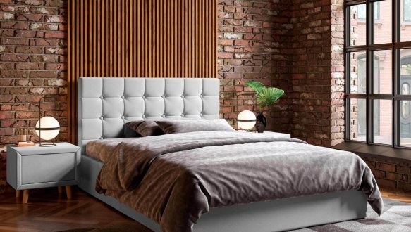 Кровать мягкая Виорина деко Quattro / Кватро без подъемного механизма 5