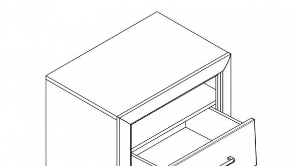 Тумба прикроватная KOM1S KOEN 2 0