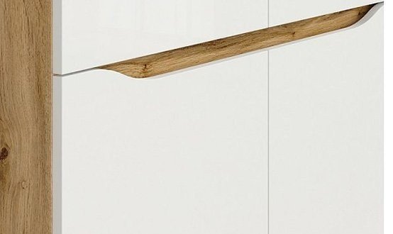 Шкаф SZF4D BRW Poland Nuis 2 дверный дуб вотан 90 см 2