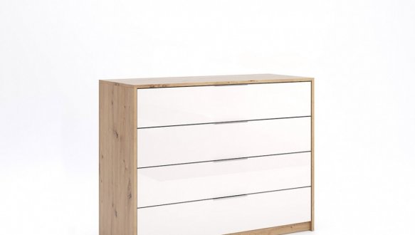 Модульна спальня Reymond/Реймонд Міромарк Дуб артизан/Білий глянець 4