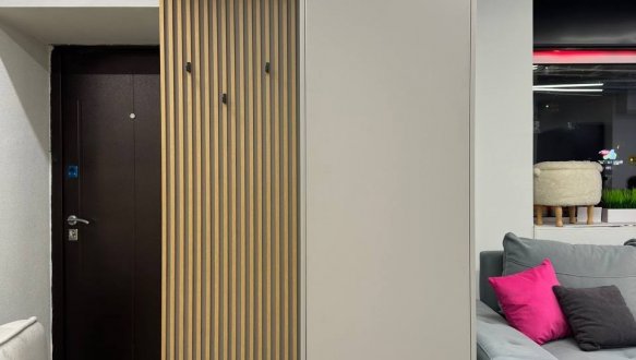 Прихожая Спейс №2 Matroluxe с вешалкой и шкафом 2