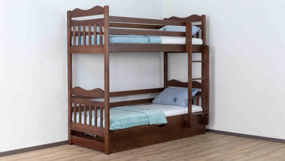Двоярусне ліжко з підйомним механізмом Мауглі