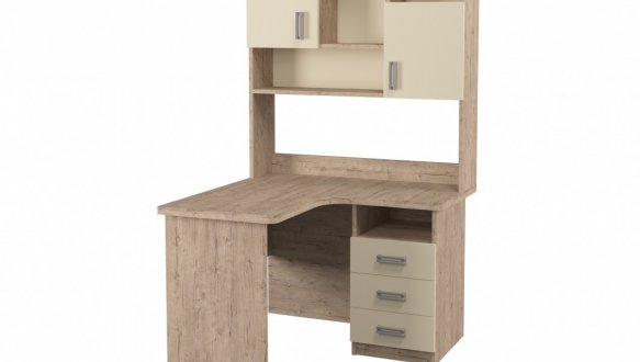 Стіл кутовий з надбудовою 0