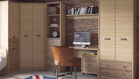 Шафа 2D2S Mebelbos Diesel 2 дверна дуб мадура 86 см 0