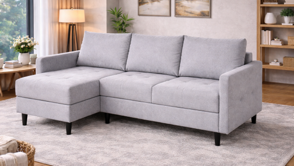 Угловой диван раскладной еврокнижка Виннер Мебель Стиль 208 х 141 см