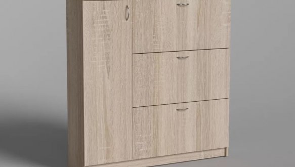 Тумба для обуви №1 Matroluxe на 3 ящика и 1 двери 8