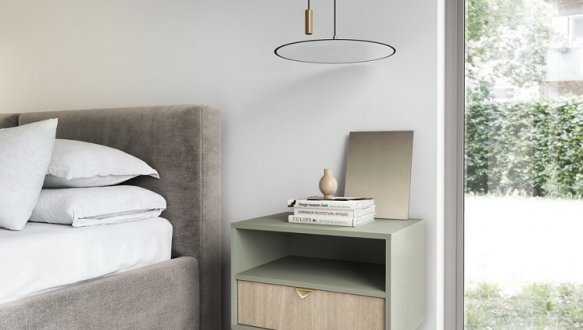 Тумба прикроватная эвкалипт/пихта сканди Forest S54