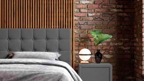 Кровать мягкая Виорина деко Quattro / Кватро с подъемным механизмом и нишей для белья 4