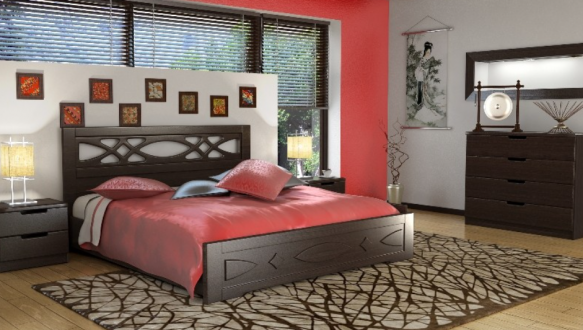 Ліжко Ліана з газліфтом та металевим каркасом