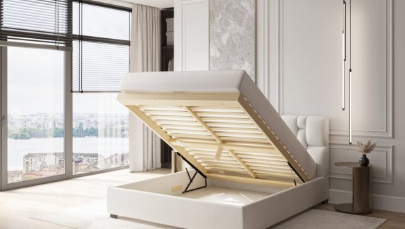 Кровать мягкая двуспальная Шик Галичина Брюссон 4