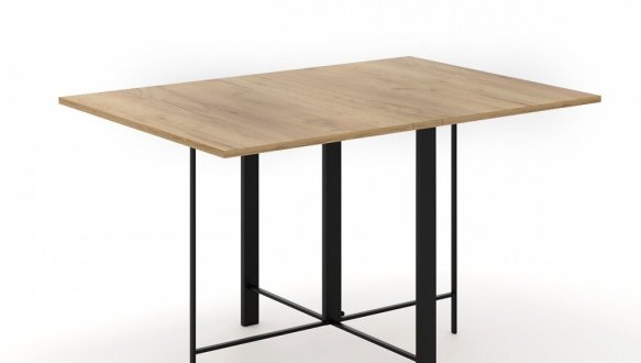 Стол-трансформер Voody Дуб Эвок/Чёрные ноги 2