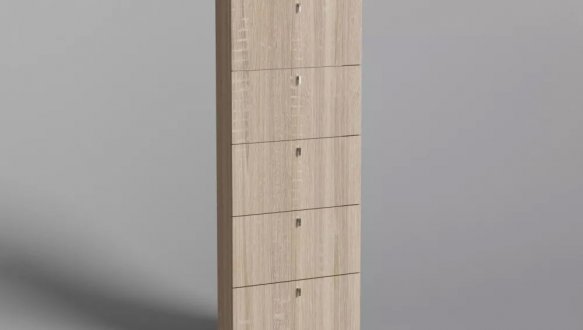 Тумба для обуви №2 Matroluxe на 5 ящиков 9