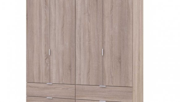 Шафа Гелар 2+2 Дорос 4 дверный дуб сонома 155 см