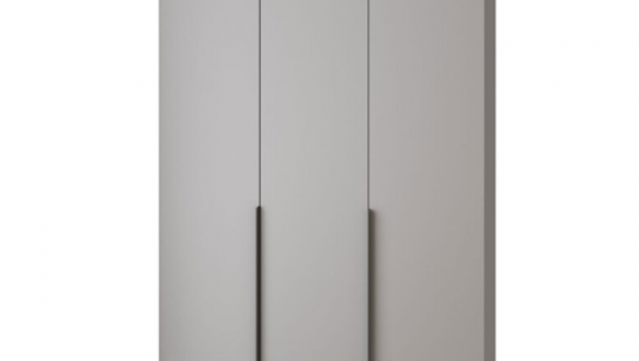 Шкаф Mebelstar Оскар трехдверный с антресолью и ящиками Серая мышка 150 см 4