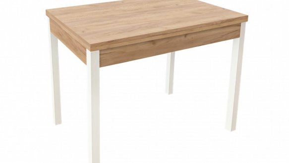 Стол-трансформер Lunch Дуб крафт золотой/Белый 2