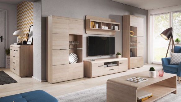 Шафа Perfect Home 2D/80 Link 2 дверна дуб 80 см 0