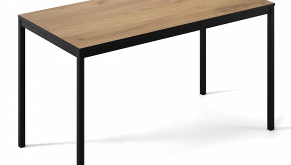 Письмовий стіл Art in Head Brevity Loft Standart/Бревіті Лофт Стандарт Дуб крафт золотий/Чорний метал 1